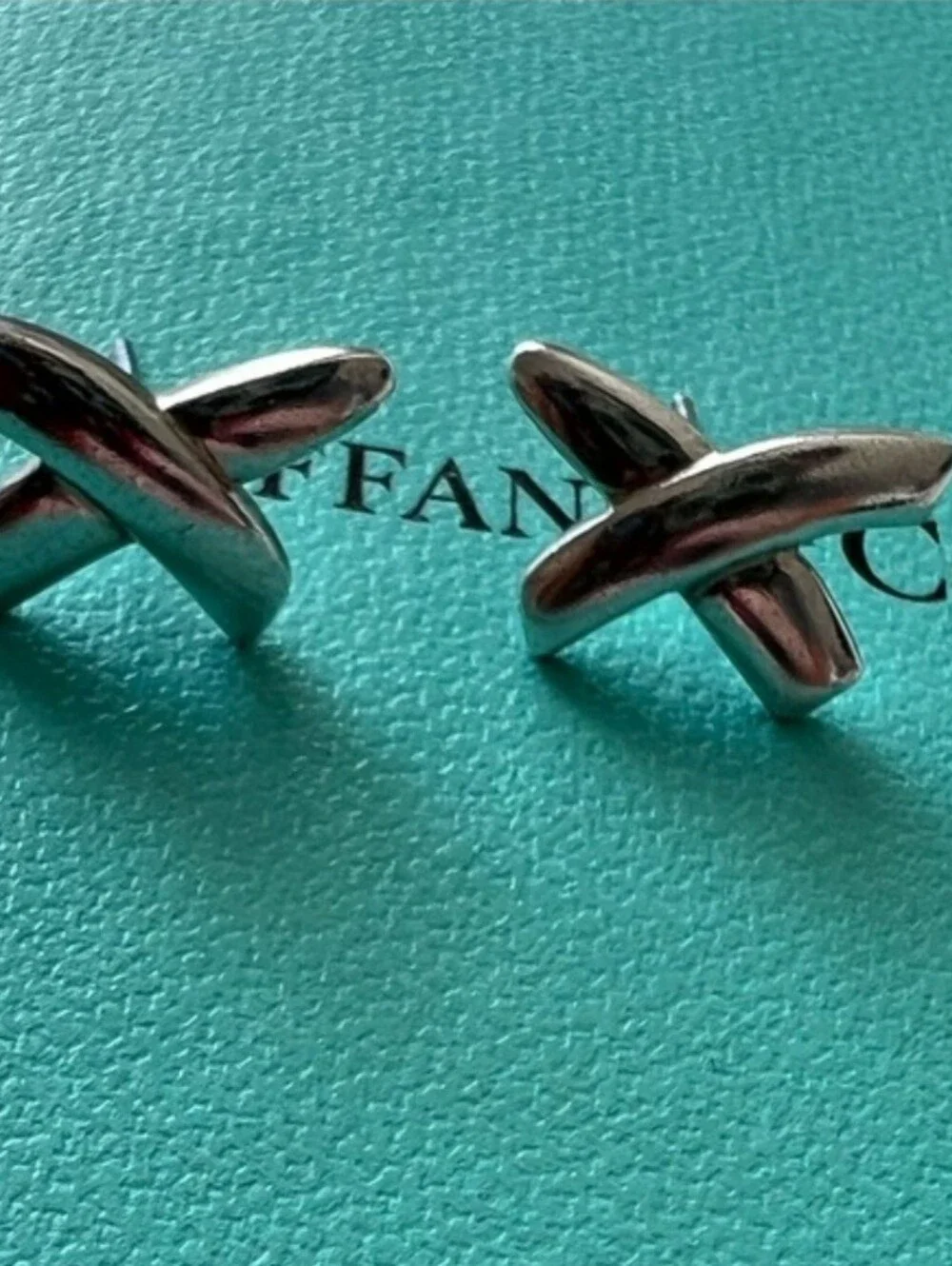 Tiffany & Co. Paloma Picasso X Silver Earrings